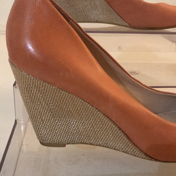 Franco sarto-peach wedges-7.5M - Picture 3 of 12